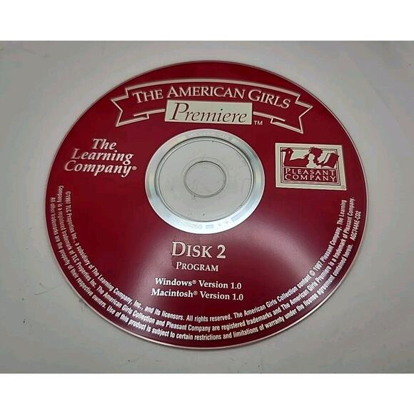 The American Girls Premiere PC CD-ROM Game 2-Disc Windows/Mac Learning Company - Picture 8 of 10